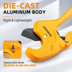 DOMINOX ANT-PC-341 Ratcheting PEX and PVC Cutter, up to 1-5/8 in, thumbnail 4