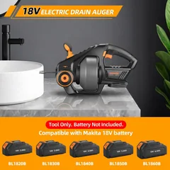 DOMINOX CDC501 18V Electric Drain Auger, Tool Only, thumbnail 2