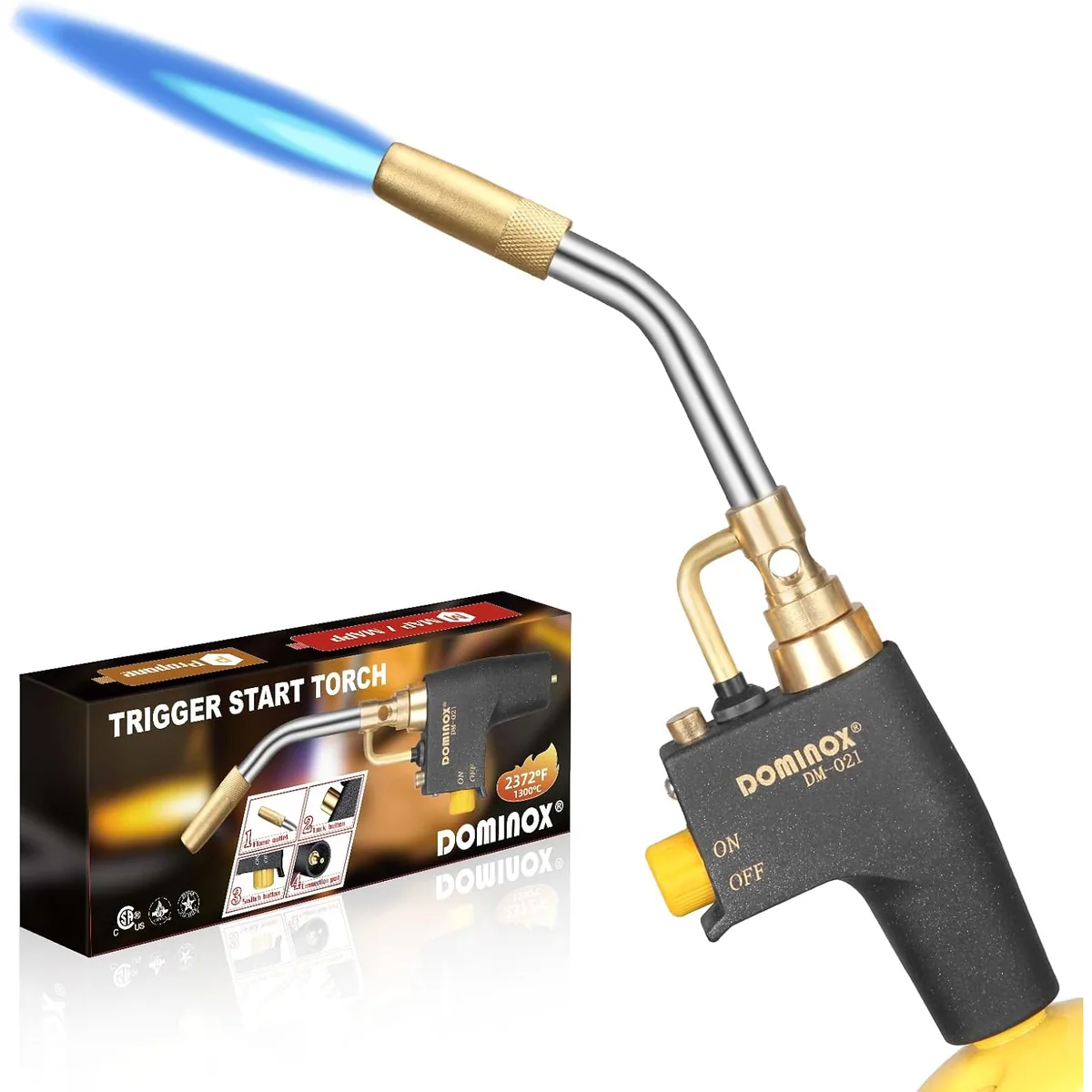 DOMINOX DM-021 Trigger-Start Propane Torch, photo 1 of 6