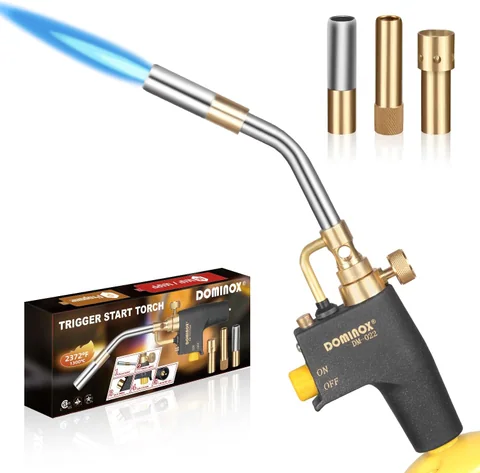 DOMINOX DM-022 Propane Torch Kit with 3 Nozzles