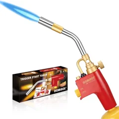DOMINOX DM-022 Trigger-Start Propane Torch, Red, thumbnail 1