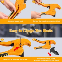DOMINOX DM-317-PC PVC Pipe Cutter, up to 1-5/8 in, thumbnail 7