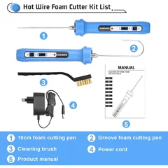 DOMINOX H21 Hot Wire Foam Cutter Kit with Groove Pen, thumbnail 7