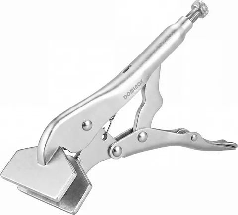 DOMINOX SNK-10108 Flat-Jaw Sheet Metal Locking Pliers, 8 in