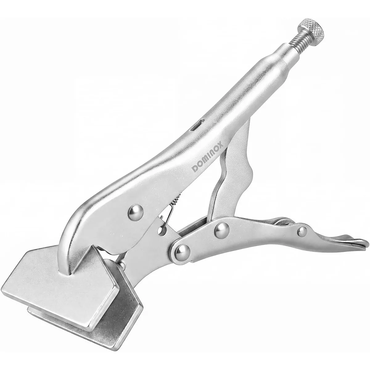 DOMINOX SNK-10108 Flat-Jaw Sheet Metal Locking Pliers, 8 in, photo 1 of 7